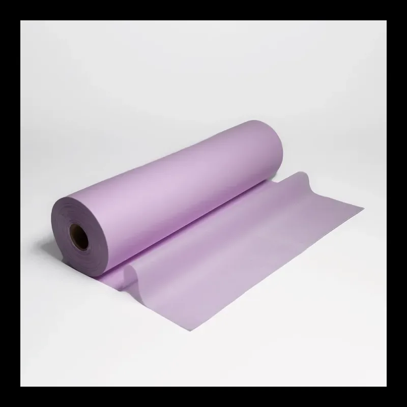 Бумага тишью в рулоне, цвет лиловый, 500мм*100м, 17 г/м2