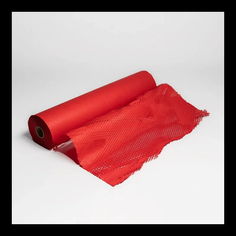 PerfectoPack, крафт-бумага сетчатая (сотовая), красная, 50 м