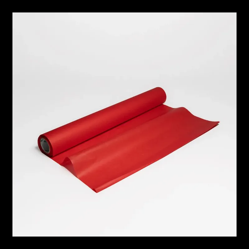 Бумага тишью в рулоне, цвет красный, 500мм*50м, 17 г/м2