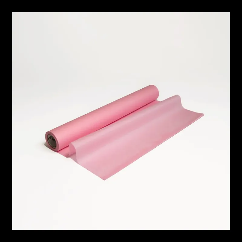 Бумага тишью в рулоне, цвет пастельный розовый, 500мм*50м, 17 г/м2