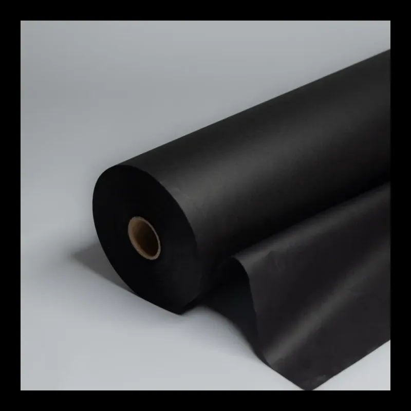 Бумага тишью в рулоне, цвет черный, 250мм*420м, 22 г/м2