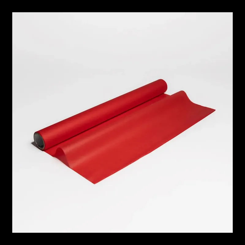 Бумага тишью в рулоне, цвет красный, 500мм*10м, 17 г/м2