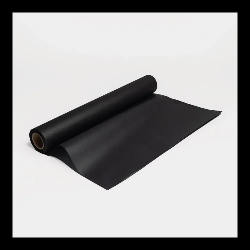 Бумага тишью в рулоне, цвет черный, 500мм*50м, 22 г/м2