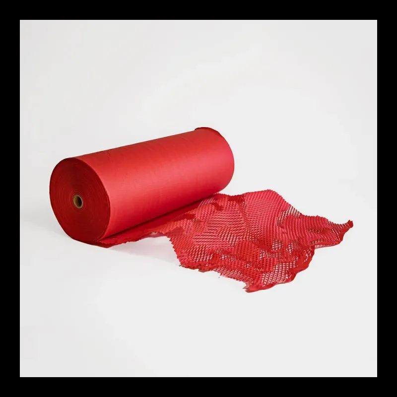 PerfectoPack, крафт-бумага сетчатая (сотовая), красная, 250 м