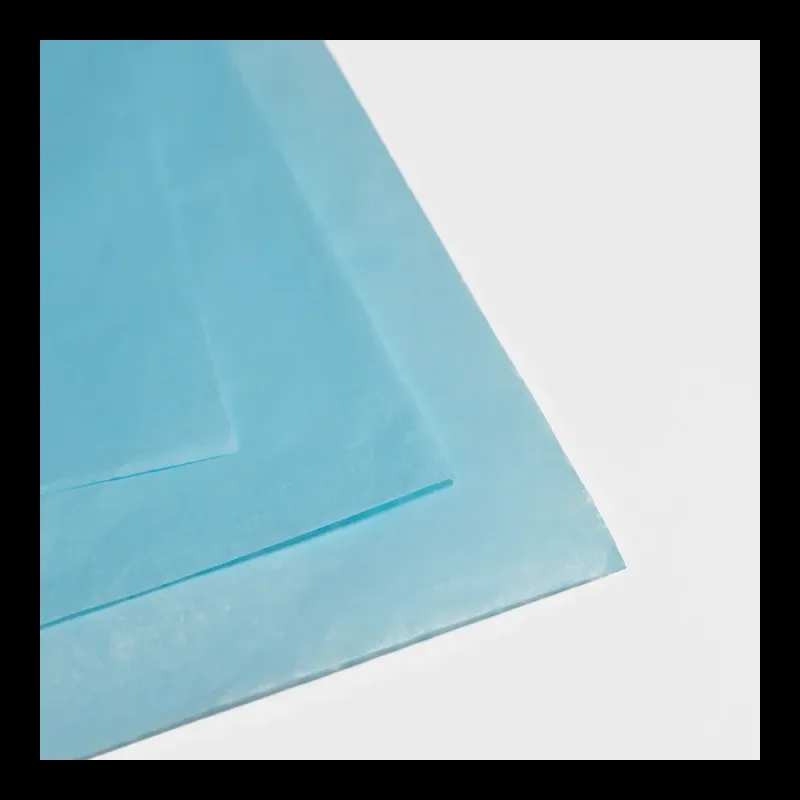 Бумага тишью, цвет арктический голубой, 500мм*750мм, 17 г/м2 (100 листов/уп)