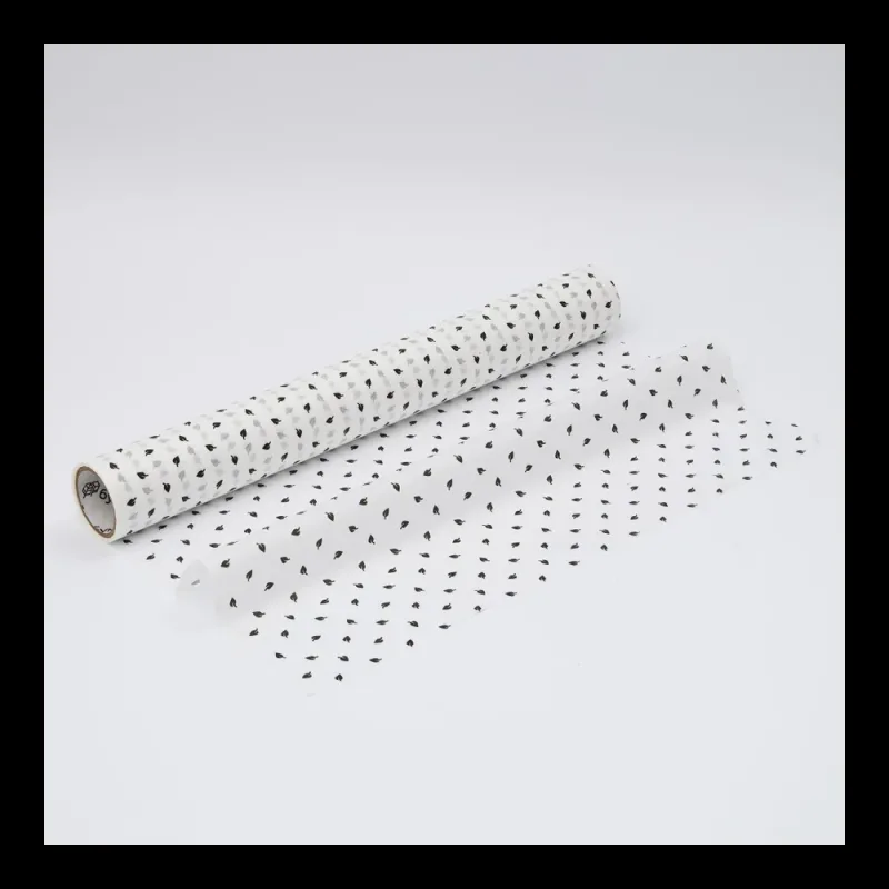 Бумага тишью в рулоне, 420мм*10м, 25 г/м2, «Тополь», цв.печати черный