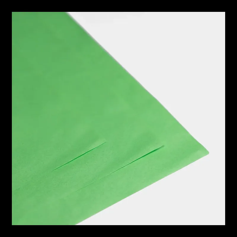 Бумага тишью, цвет зеленая трава, 500мм*750мм, 17 г/м2 (100 листов/уп)
