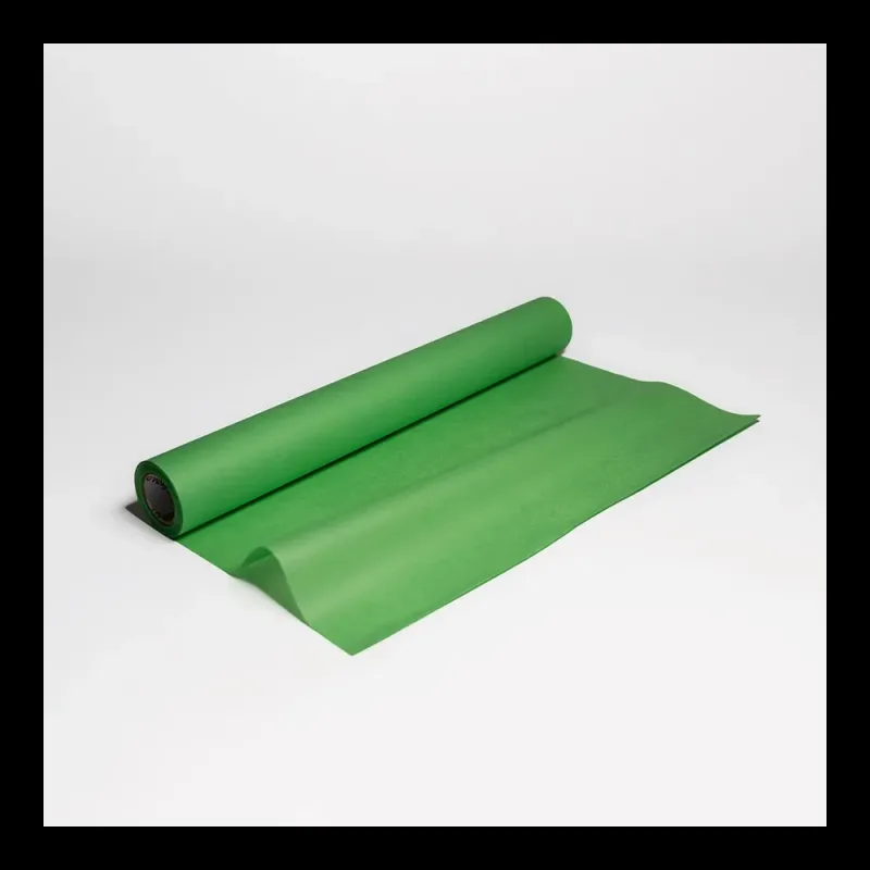 Бумага тишью в рулоне, цвет зеленая трава, 500мм*50м, 17 г/м2