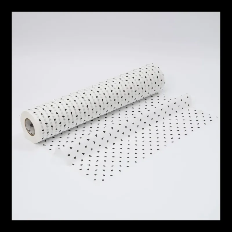 Бумага тишью в рулоне, 420мм*100м, 25 г/м2, «Тополь», цв.печати черный