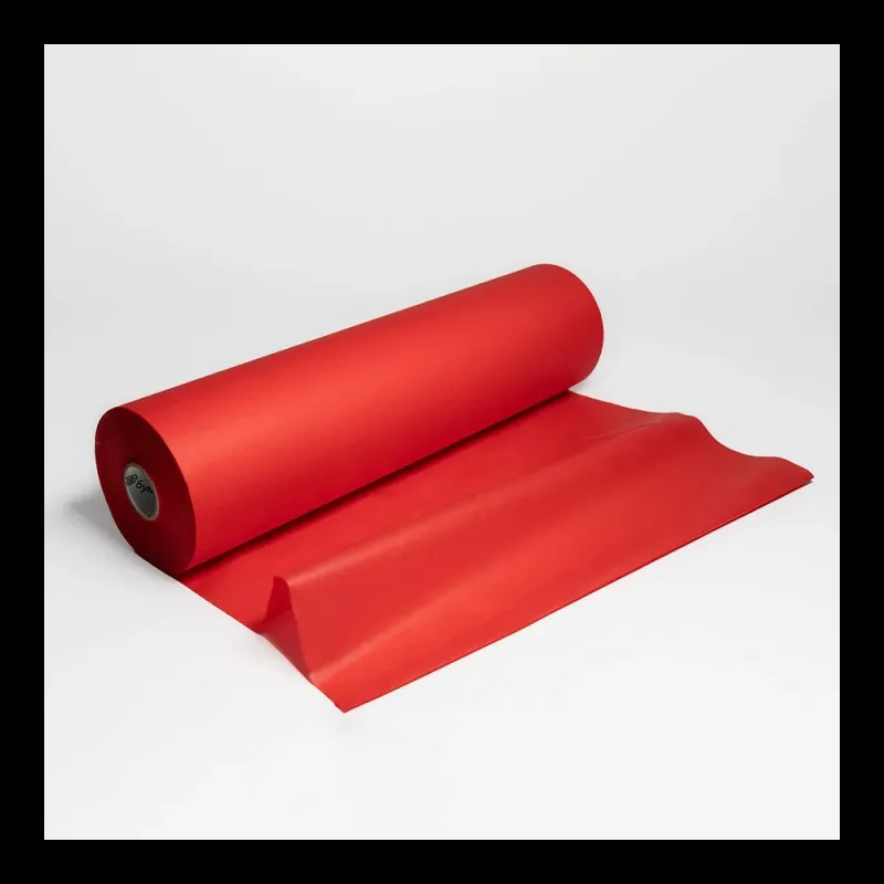 Бумага тишью в рулоне, цвет красный, 500мм*100м, 17 г/м2